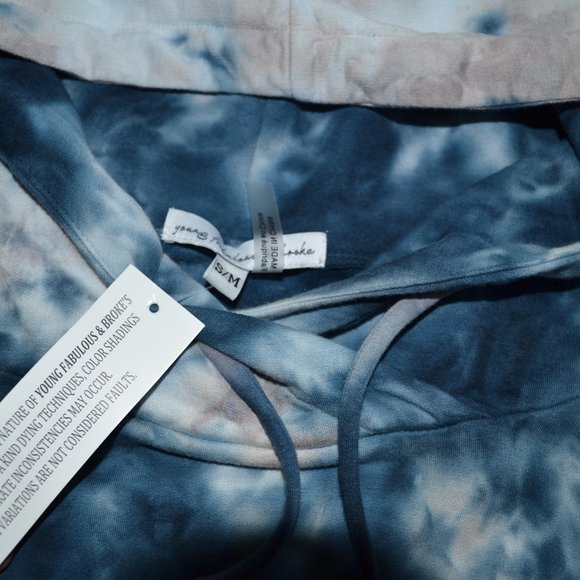 NWT Young Fabulous & Broke Raissa Tie Dye Sweatshirt Size S/M - Picture 3 of 5